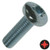 M5 x 12mm Recessed Pan Head Machine Screws - Box of 1000