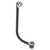 McAlpine 1 1/2'' Bath Combined Waste and Overflow - CP Grating