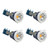 Electralite Fire Rated Downlight Chrome Fixed - Pack of 4 image