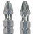 Makita PZ2 85mm Double Ended Torsion Impact Screwdriver Bits - Pack of 3
