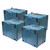 Makita 8215526PK4 X-Large MakPac Stackable Case (396 x 296 315mm) - Pack of 4 image
