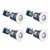 Electralite Fire Rated Downlight White Fixed - Pack of 4 image