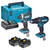 Makita DLX2131MJ 18V LXT 2 Piece Kit with x 4Ah Batteries, Charger and Case