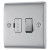 BG Electrical Nexus Metal 13A Switched Fused Spur Brushed Metal image 1