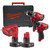 Milwaukee M12 FPP2A-602X 12V Fuel Brushless 2 Piece Kit with 2x 6.0Ah Batteries, Charger and Case image