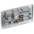 BG Electrical Nexus Metal 45A 2-Gang DP Cooker Switch & 13A DP Switched Socket with LED Brushed Steel image 2