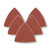 Smart Trade Triangular Sanding Sheets 80 Grit (Pack of 5) image