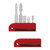 StealthMounts RED Bit Holder for Milwaukee M18 Tools image 1