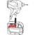 StealthMounts RED Bit Holder for Milwaukee M18 Tools image 2