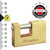 Master Lock 76mm Brass 5 pin cylinder padlock image 1
