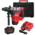 Milwaukee M18 FHM-121C 18V FUEL Brushless 8kg SDS-MAX Hammer Drill with ONE-KEY Technology, 1x 12Ah FORGE Battery, 1x M12-18FC Battery Charger & Case image