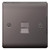 BG NBNBTS1-01 BG Black Nickel 1 Gang Secondary Telephone Socket