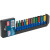 Sealey 1/4 Inch Square Drive Multi-Coloured 6 Point WallDrive Metric Socket Set 12 Piece image