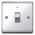 BG Chrome 20A 1 Gang Double Pole Switch with Neon image