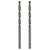 Milwaukee Thunderweb HSS Metal Drill Bit 2.5 x 57mm DIN338 - Pack of 2 image