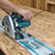 Makita DSP600ZJ 36V (Twin 18V) LXT Brushless Plunge Saw with 2x Rails, Clamps, Bag & Case