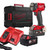 Milwaukee M18 FIW2F12 502X 18V 1/2'' Compact Impact Wrench, with 2 x 5Ah batteries, Charger and Case image