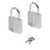 Master Lock 30mm Aluminium Padlock 18mm Shackle 5mm Diameter Twinpack image