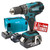 Makita 18v Cordless Hammer Drill Driver - 2 x 4.0Ah Batteries image