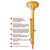 Reisser 5 x 60mm Cutter Wood Screws - Tub of 500