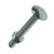 M8 x 100mm Coach Bolt & Nut - Box of 50