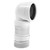 McAlpine 4''/110mm 90° Flexible WC Connector 215mm-415mm