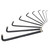 OX PRO Hex Key Set - 9 Pieces