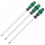 Wera 3 Piece Kraftform '335/350/355/3' 300mm Long Blade Screwdriver Set image