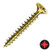 Spax 3.5 x 16mm Wood Screws Yellox - Box of 200