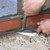 Marshalltown London Pattern Brick Trowel 11 Inch - Leather Handle