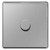 BG Brushed Steel 400W 1 Gang 2 Way Push Dimmer