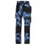 Snickers FlexiWork Trousers with Holster Pockets - Navy Camo