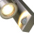 Zinc Leto Outdoor Up/Down Wall Light with PIR - Stainless Steel image 2