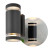 Zinc Lens Up/Down Outdoor Wall Light - Anthracite image