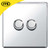 BG Chrome 400W 2 Gang Way Push Dimmer - Grey image ebay