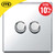 BG Chrome 400W 2 Gang Way Push Dimmer - Grey image ebay10