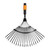 Fiskars 1001644 QuikFit Metal Leaf Rake image