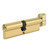 Yale 80mm Euro ThumbTurn Cylinder - Polished Brass image