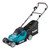 Makita DLM382PM2 36V (Twin 18V) Cordless 38cm Lawnmower With 2x 4.0Ah Batteries image