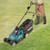 Makita DLM382PM2 36V (Twin 18V) Cordless 38cm Lawnmower With 2x 4.0Ah Batteries
