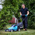 Makita DLM432CT2 Cordless 43cm Lawnmower, 2x 5.0Ah Batteries & Dual Charger image A