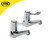 Pro tap Lever Bath Pillar Taps Chrome Plated image ebay