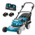 Makita DLM460PT2 46cm 18V x 2 Brushless Lawn Mower Kit image