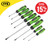 Hi-Vis Green 8 Piece Screwdriver Set image ebay15