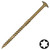 Reisser 6 x 220mm Timber Connector Screws Bronze Nano Coating - Pack of 25