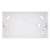Selectric SSL576 Selectric Surface Pattress Box ABS 2 Gang 30mm Deep image