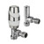 Pegler TERRIER Decor 15mm Straight TRV & LS (White/Chrome) image