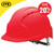JSP EVO2 Safety Helmet Vented with Slip Ratchet - Red image ebay20