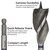 Irwin 10507764 Irwin Blue Groove Power Auger Bit 3 Piece Set