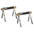ToughBuilt T/BC7002 ToughBuilt C700 Saw Horse/Adjustable Jobsite Table Twin Pack image
